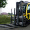 The KAUP Triple Pallet Handler T429B-1-2-3 in use.