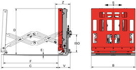 KAUP Push-Pull with sideshift and sheet saver T146S