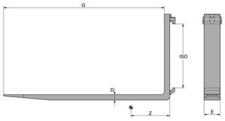 The KAUP Hook-on Forks T180