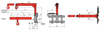 Crane Jib T183H, T183HTM, T183HTH