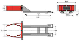 Mini Drum Clamp T405