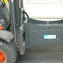 The existing fork carriage of the forklift truck can be extended with a KAUP Fork Carriage type T013.
