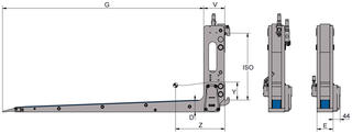 The KAUP Conveyer Belt Forks T180FG.