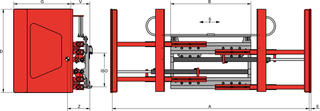 KAUP Telescopic Appliance Clamp T413GT