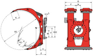 KAUP Roll Clamp T458-2